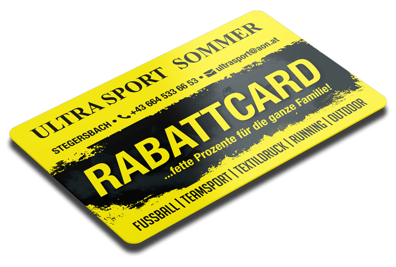 Ultrasport Sommer Rabattcard